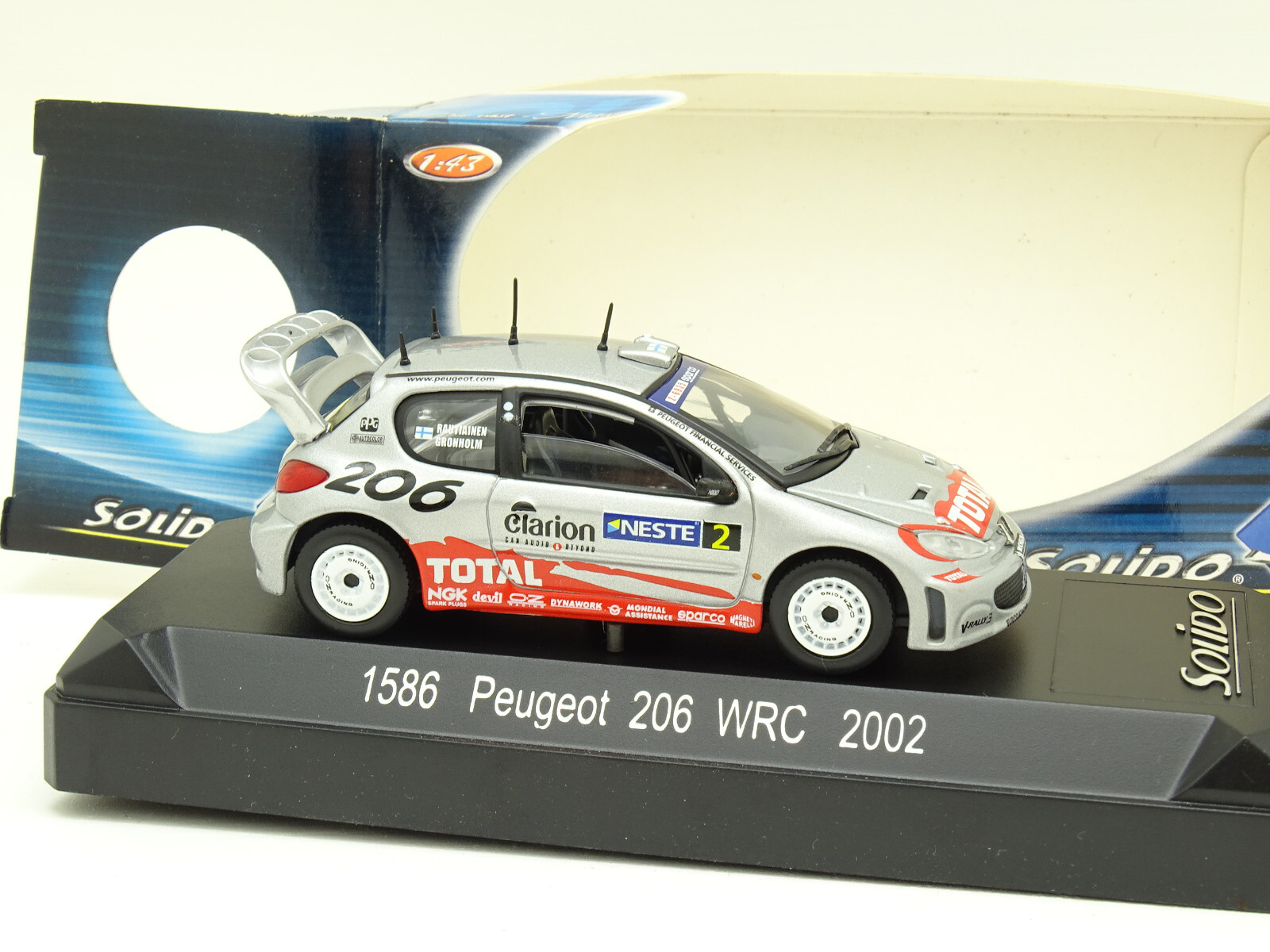 Solido 1/43 - Peugeot 206 WRC Rallye Finlande 2002 | eBay Solido 1/43 - Peugeot 206 WRC Rallye Finlande 2002 | eBay