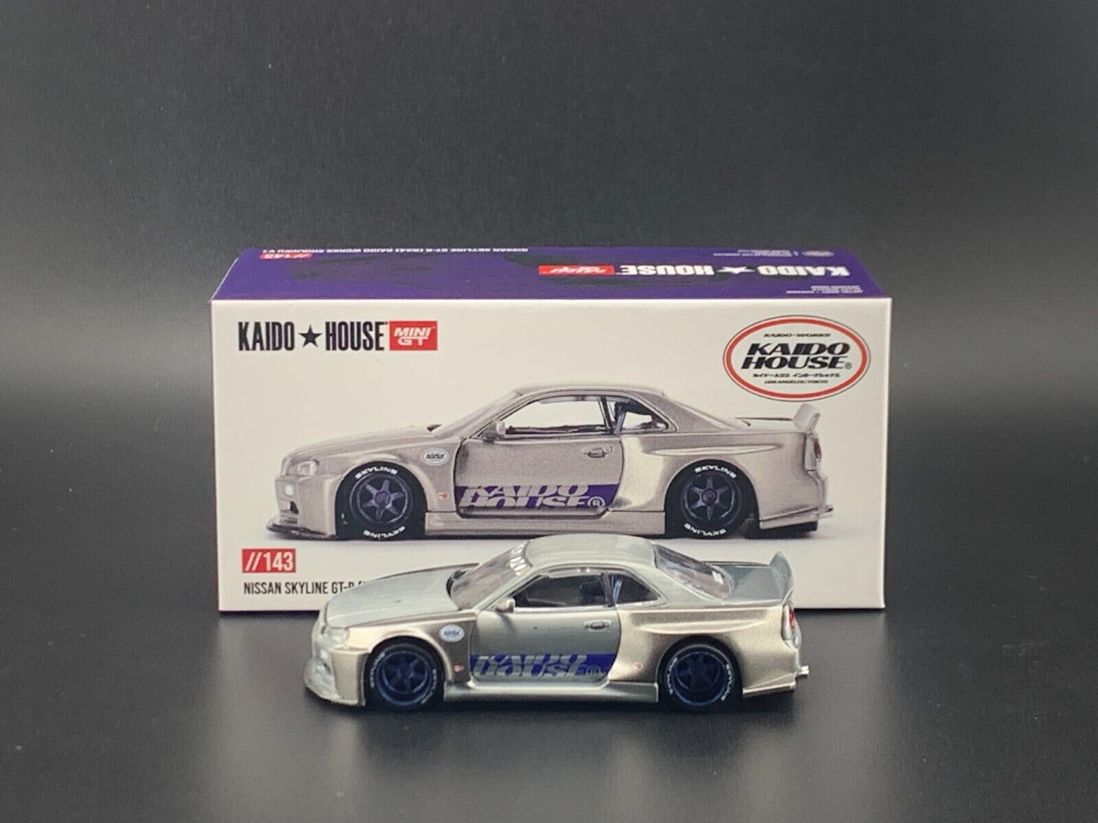 Kaido House x Mini GT Nissan GT-R R34 Kaido Works Shinjuku Kaido House x Mini GT Nissan GT-R R34 Kaido Works Shinjuku