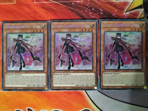3x HIMMELSJÄGER-ASS - ROZE - MP21-DE005 Secret Rare / Near