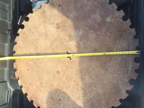 Large Sawmill Buzz Saw Blade 51 1/2 50 Teeth Diameter Solid Sawblade