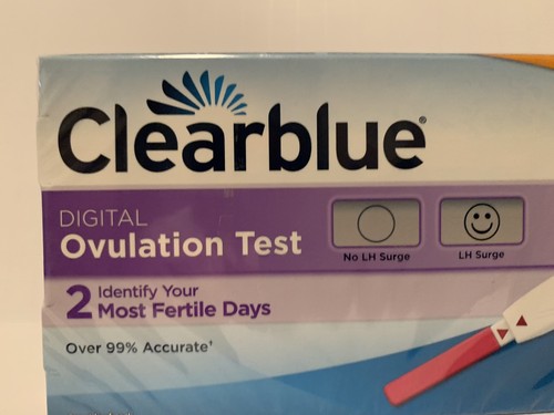 Clearblue DIGITAL Ovulation Test I Month Supply 10 Tests Exp 2/28/19 HB17