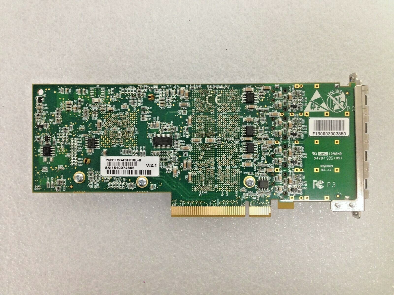 PE2G4SFPI6L-R | Silicom 4-Port Fiber SFP Gigabit Ethernet PCI-E Server Adapter