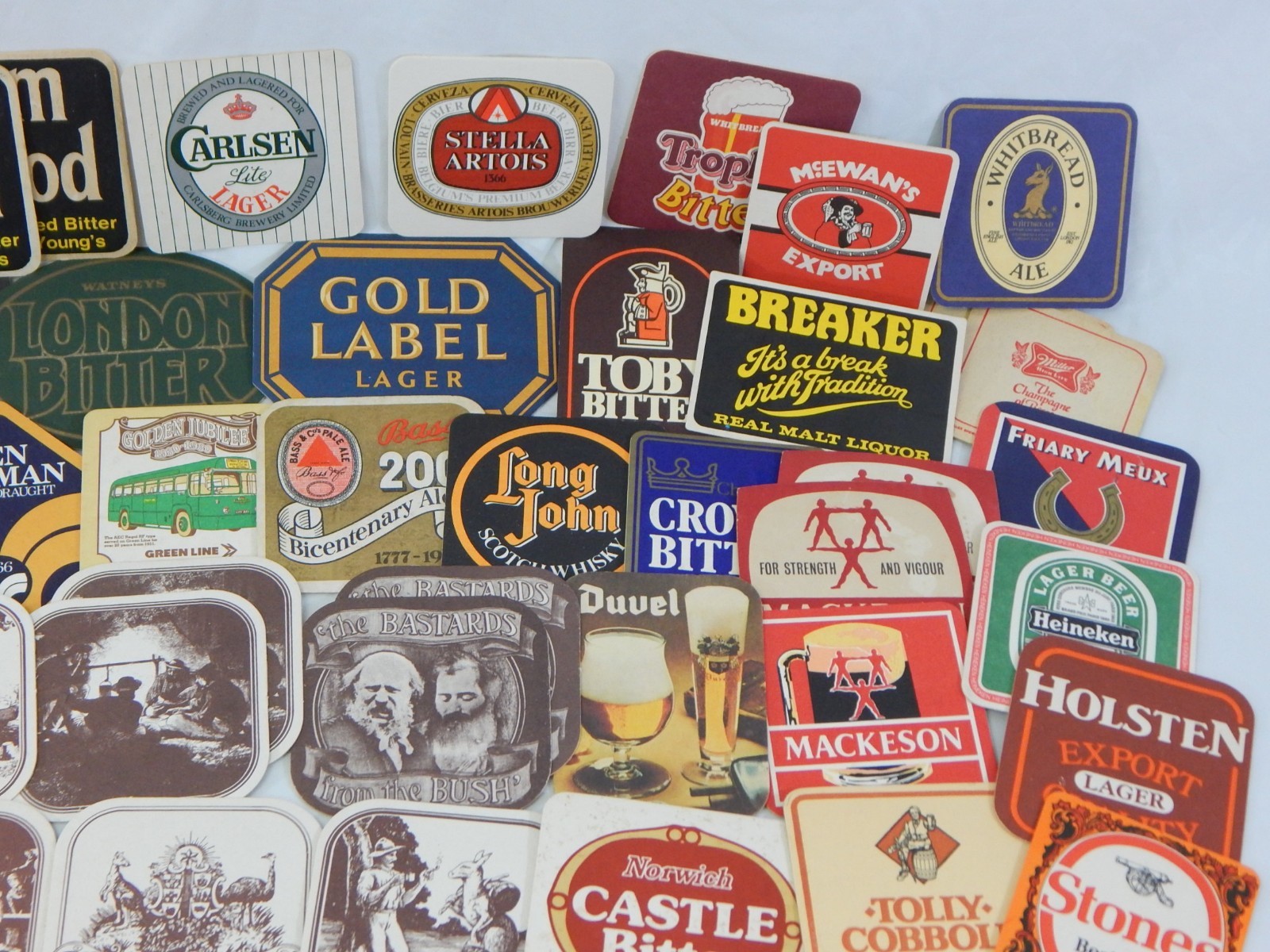 72 Vtg Beer Coasters Various Brands Micro Brews Imports ML