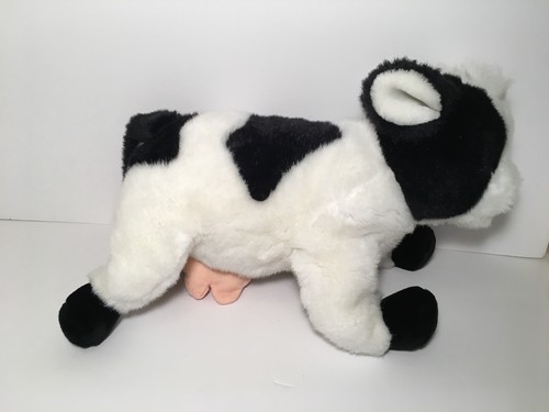 Rare Ty Classic Beanie Buddy CLOVER Cow Plush Udder 1990 1991 Vintage 14”