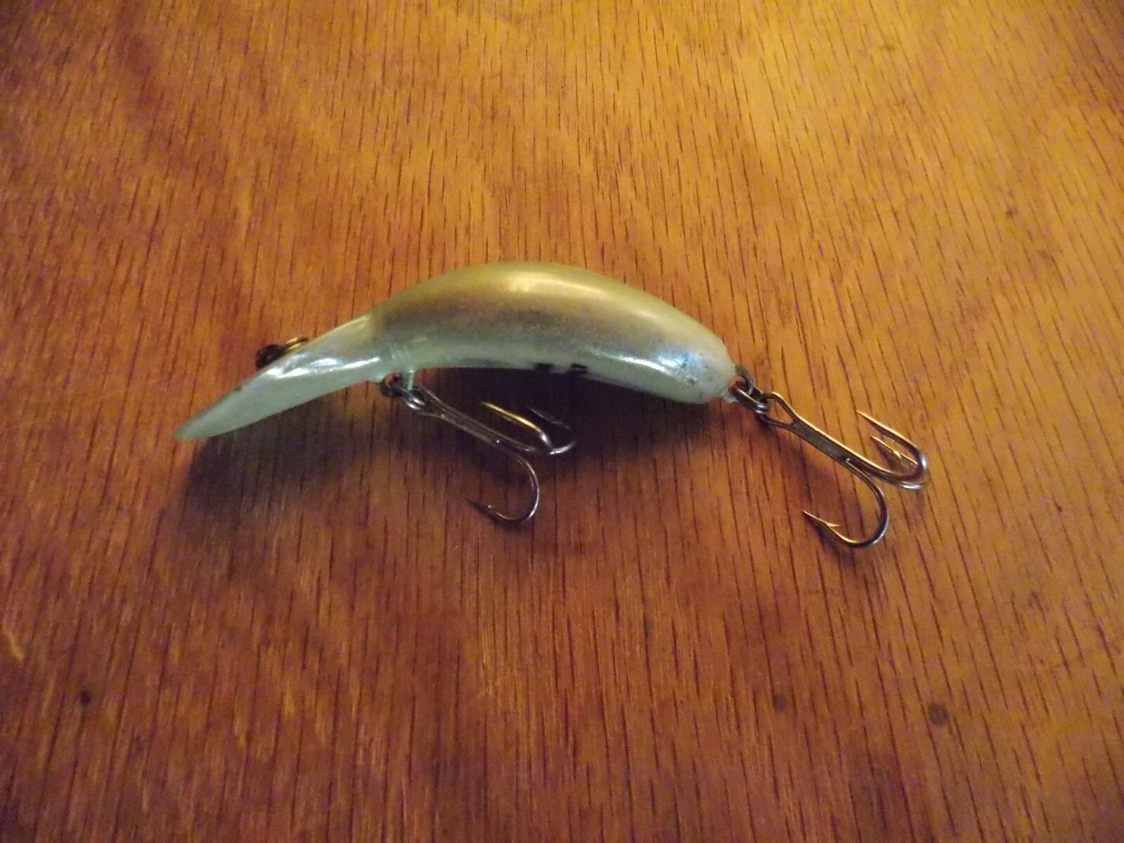 Heddon Tadpolly Lure (RARE Sky Blue & Pearl) G-Finish 3