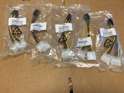 IDE Molex to 6Pin PCI Express PCI-E Video Card Power Adapter Cable , 91004549-T