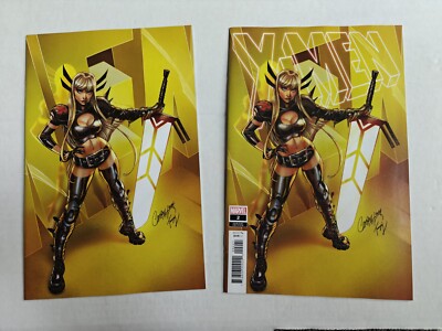 X-Men 2 NM J Scott Campbell Magik 1:100 VIRGIN Marvel Comics 2024 & Trade Dress 
