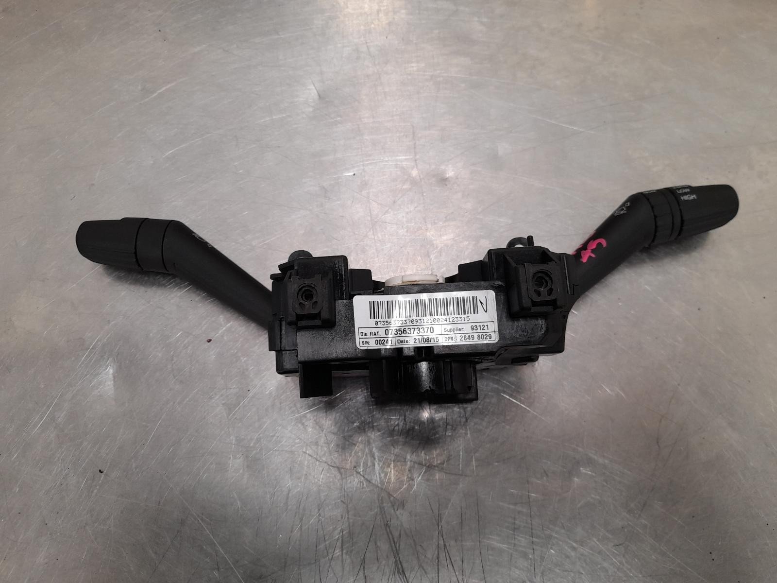 2016 Fiat 500x COMBINATION SWITCH ASSEMBLY W/ RAIN SENSOR TYPE 06/2015-2022 742045 image 3