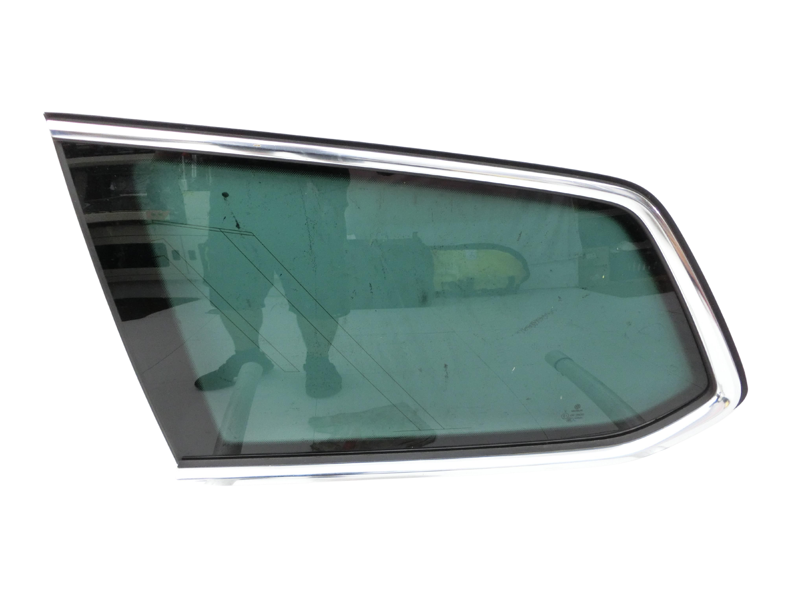 Cristallo laterale fisso Disco Sx posteriore Orig. tinteggiato colorato per VW Passat 3G B8 14-19 - Bild 1