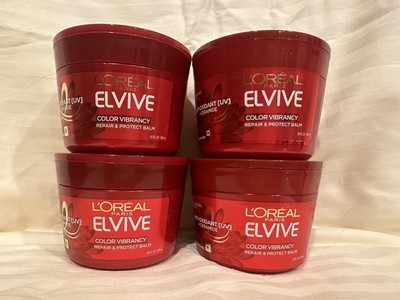 Lot Of 4 - L Oreal Elvive Color Vibrancy Repair & Protect Balm 8.5 fl oz, loreal