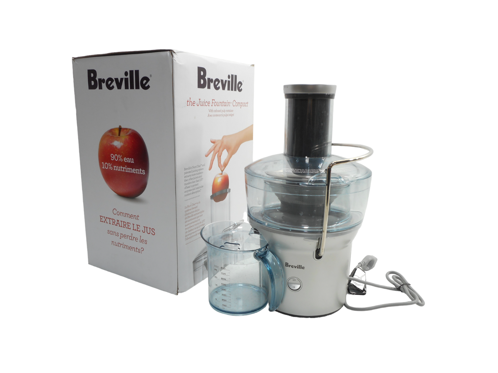 Breville BJE200XL Juice Fountain Compact Extractor 110 Volts