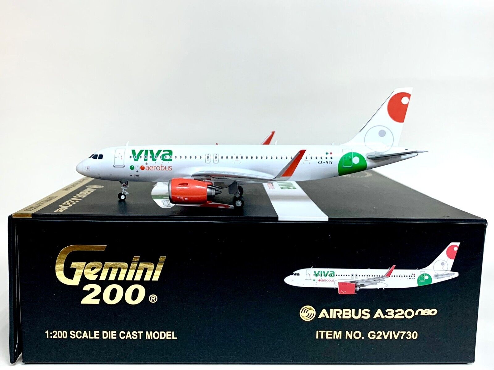Gemini 200 1:200 Viva Airbus A320neo XA-VIV G2VIV730 | eBay Gemini 200 1:200 Viva Airbus A320neo XA-VIV G2VIV730 | eBay