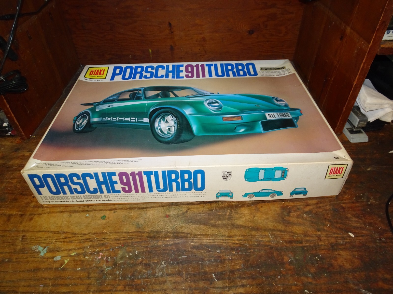 オオタキ　Porsche 911 Turbo 1/12 スケール 組み立てキット オオタキ Porsche 911 Turbo 1/12 スケール 組み立てキット