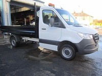 2021 Mercedes-Benz Sprinter 3.5t Progressive 315 TIPPER CHASSIS CAB Diesel Manua