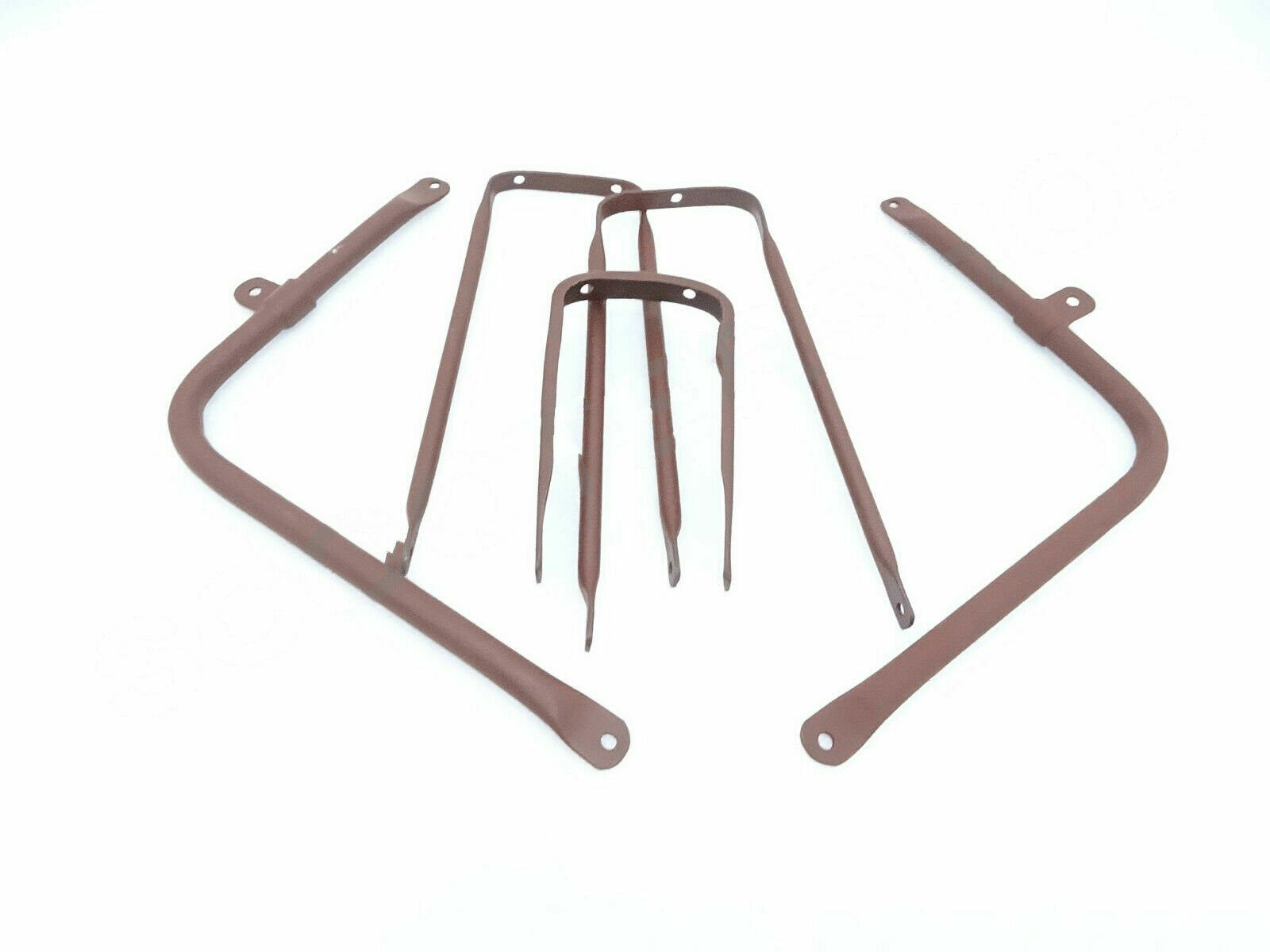 NEW BSA C10 C11 FRONT AND REAR MUDGUARDS RAW STEEL @VINTAGE