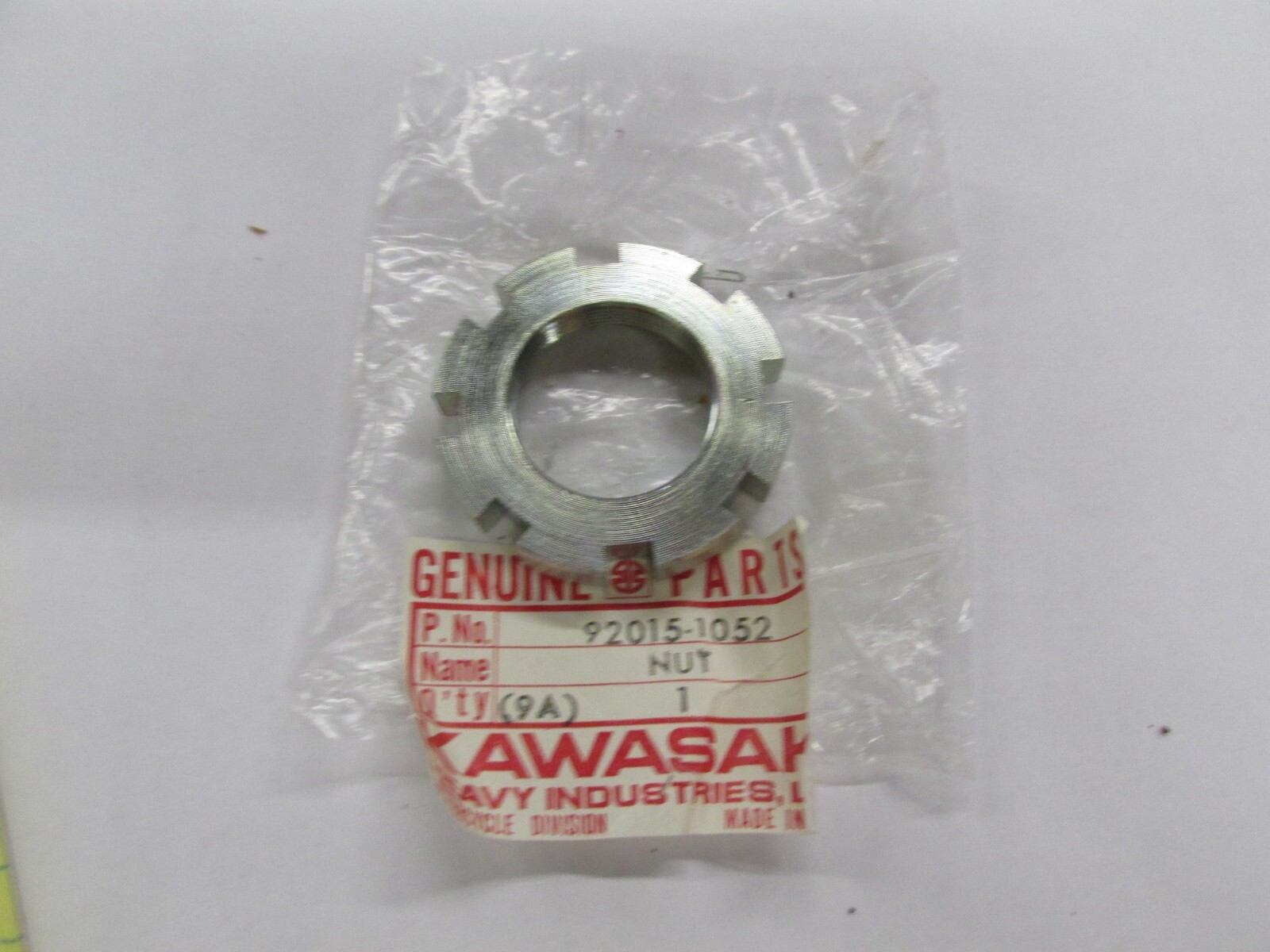 NOS Kawasaki OEM Neu Vorbau Mutter 92015-1052 KZ1300 Kz 1300