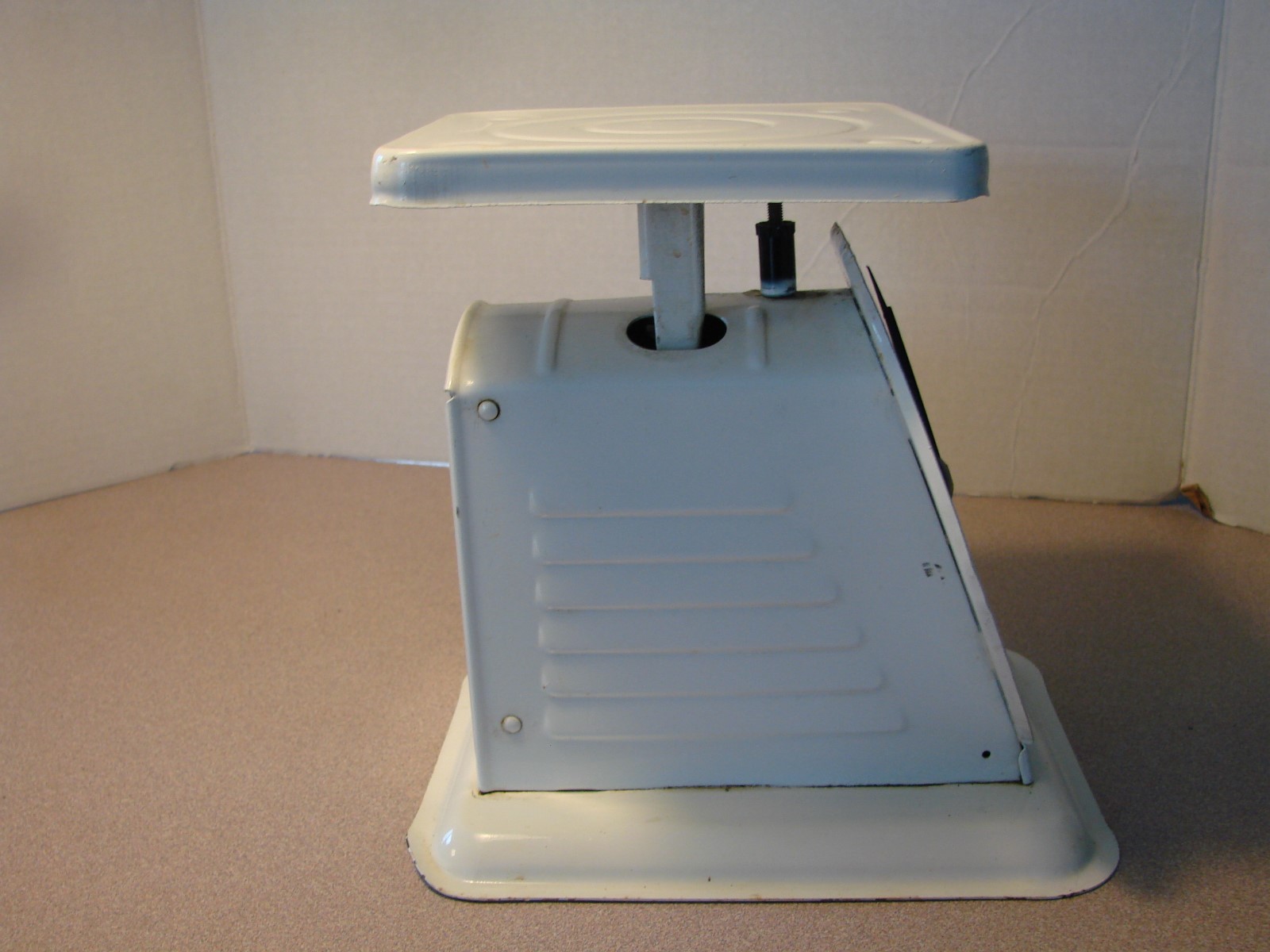 AMERICAN FAMILY 25 LB POUND KITCHEN SCALE WHITE VINTAGE - Shabby Chic / Retro
