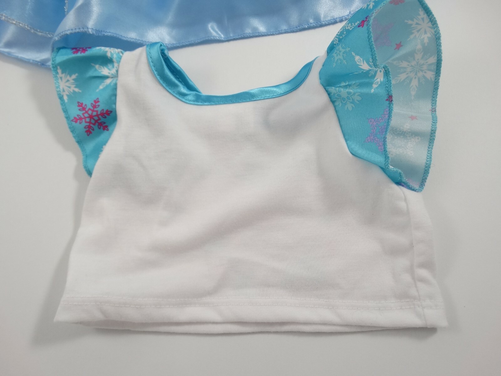 Build A Bear Disney Princess Cinderella Blue Dress w/ Tags Frozen Shirt Clothes