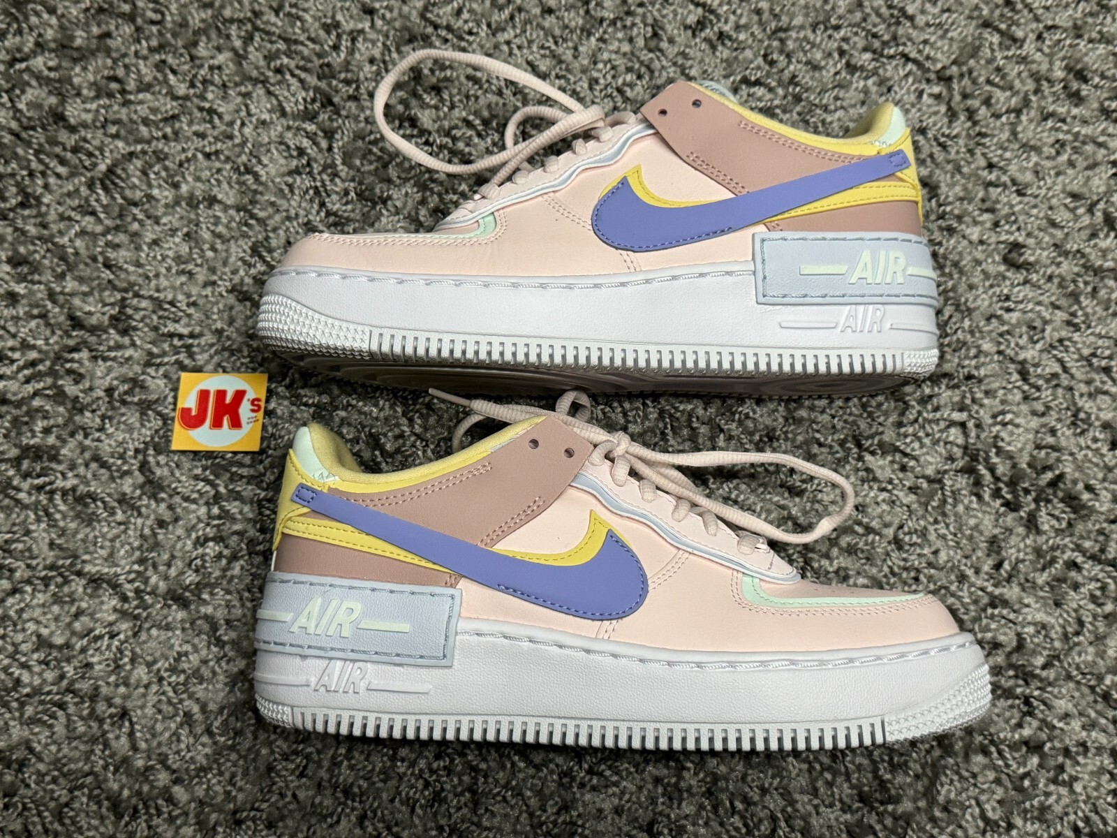 Nike Air Force 1 Shoes Womens 7 Shadow CI0919-600 Light Soft Nike Air Force 1 Shoes Womens 7 Shadow CI0919-600 Light Soft