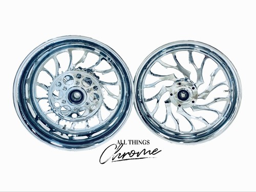 NINJA 240 FAT TIRE CHROME HELLIAN WHEELS 06-11 KAWASAKI NINJA 240 FAT TIRE CHROME HELLIAN WHEELS 06-11 KAWASAKI