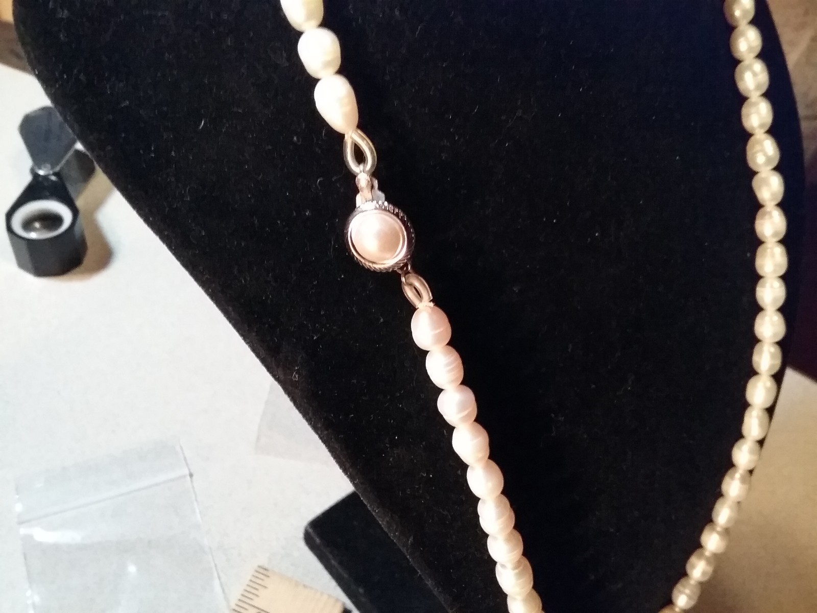 Vintage Freshwater Pearls Necklace and Bracelet Set