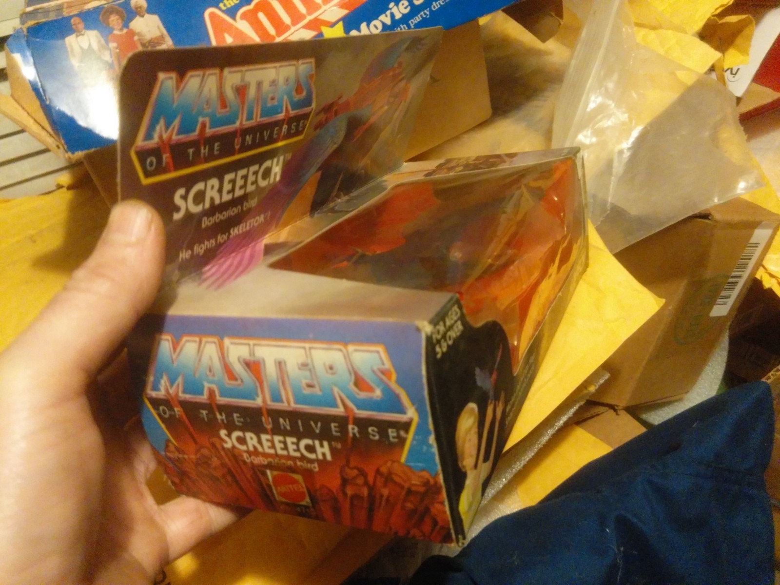 MOTU,Vintage SCREECH,Screech,Masters of the Universe,MISB,MOC,sealed,He Man