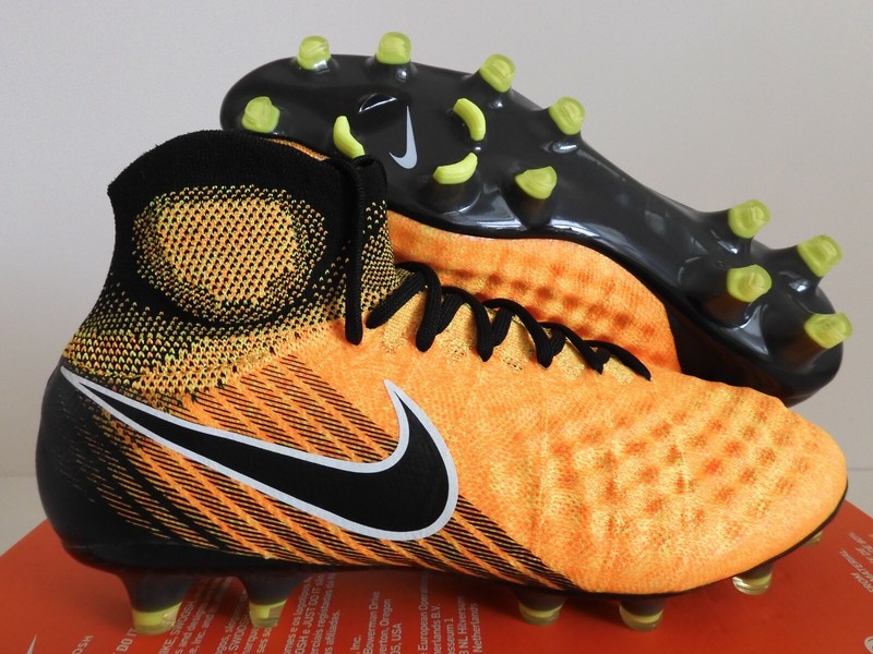 NIKE MAGISTA OBRA II 2 FG LASER ORANGE-BLACK-WHITE-VOLT SZ 7.5  [844595-801]: купить с доставкой из США, цена 28 453 руб - (363744540556)