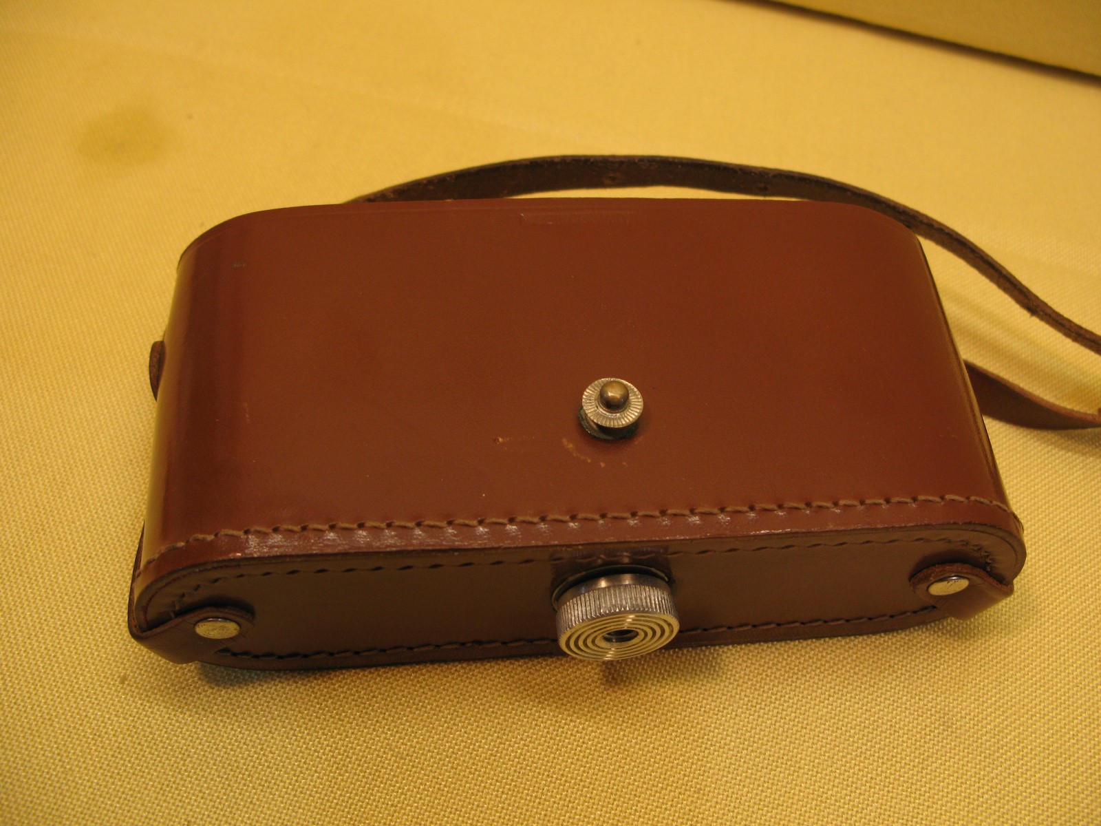 Vintage Wirgin edixa FLEX camera leather case bottom