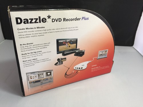 Dazzle DVD Recorder Plus Includes Pinnacle Studio Version 12