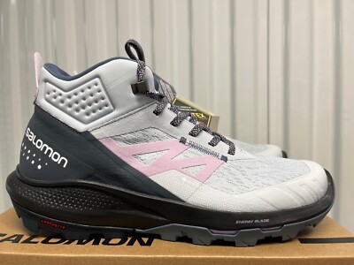 Wmns Salomon OutPulse Mid GTX WATERPROOF Arctic Ice India Ink Orchid Hiking Boot