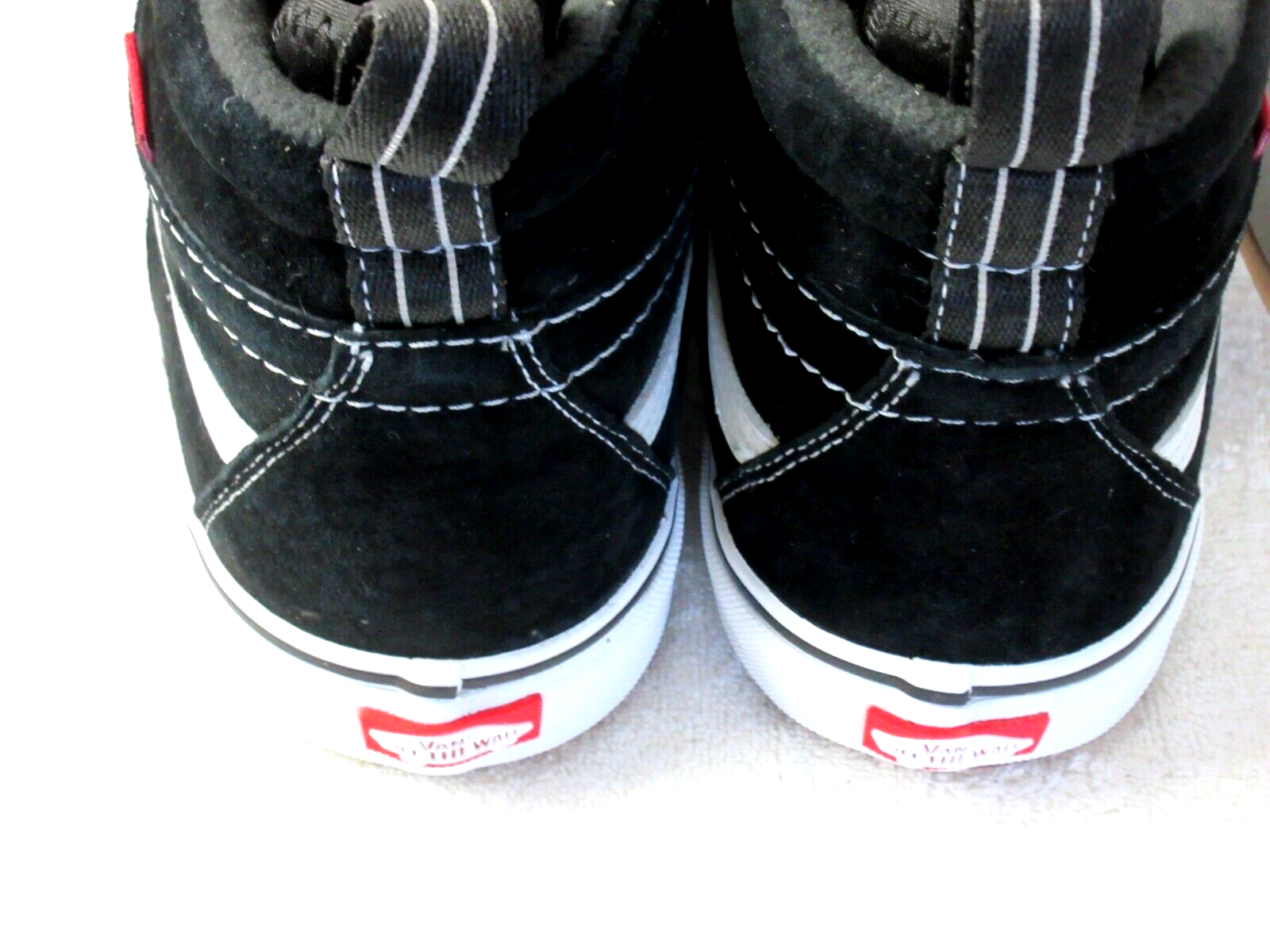 Vans Men's Sk8-Hi MTE-2 BOA Quick Release Lace Boots Black White Size 8.5 NIB