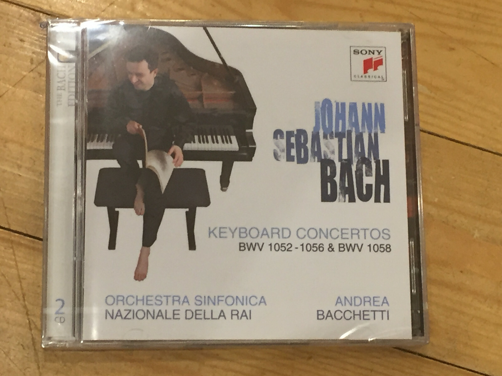 輸入2CD Andrea Bacchetti Bach: Piano Concertos  88875184942  /00220 Bach Keyboard Concertos ANDREA BACCHETTI Piano SONY