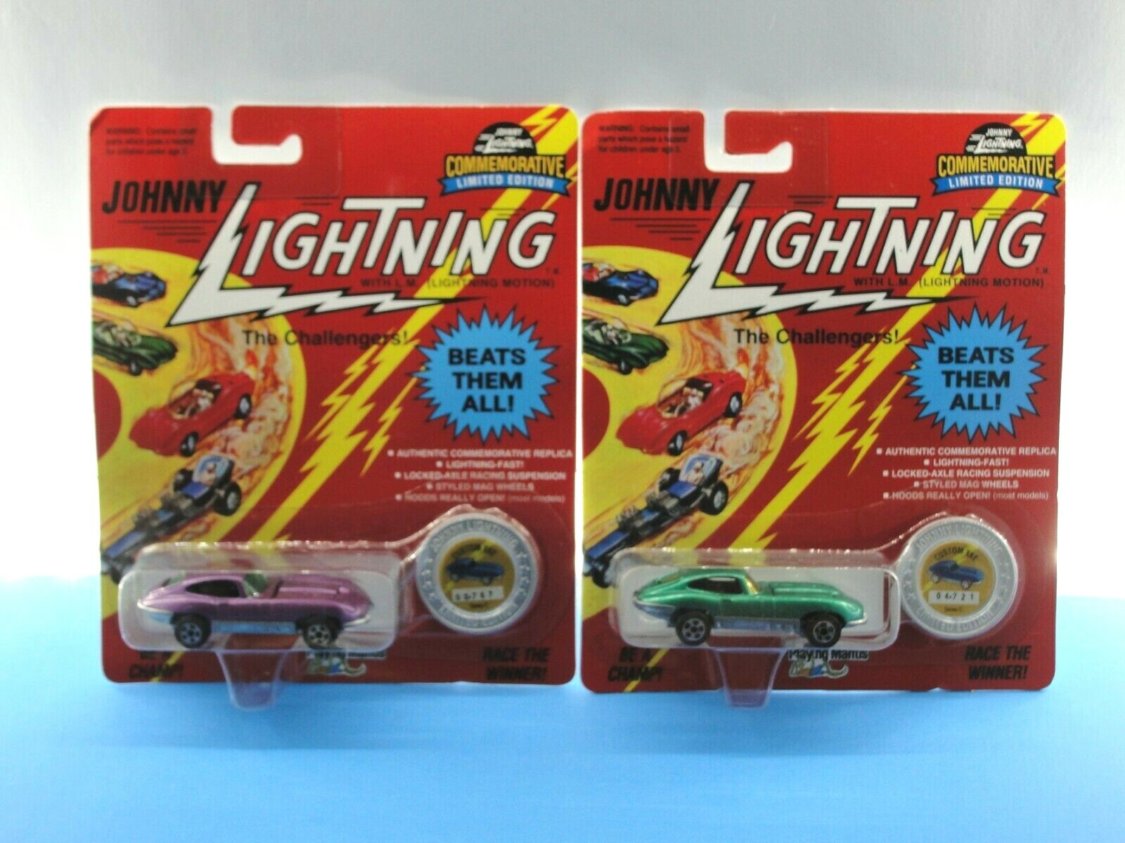 ギャラリー 2) JOHNNY LIGHTNING COMMEMORATIVE CUSTOM XKE LIMITED EDITION GREEN