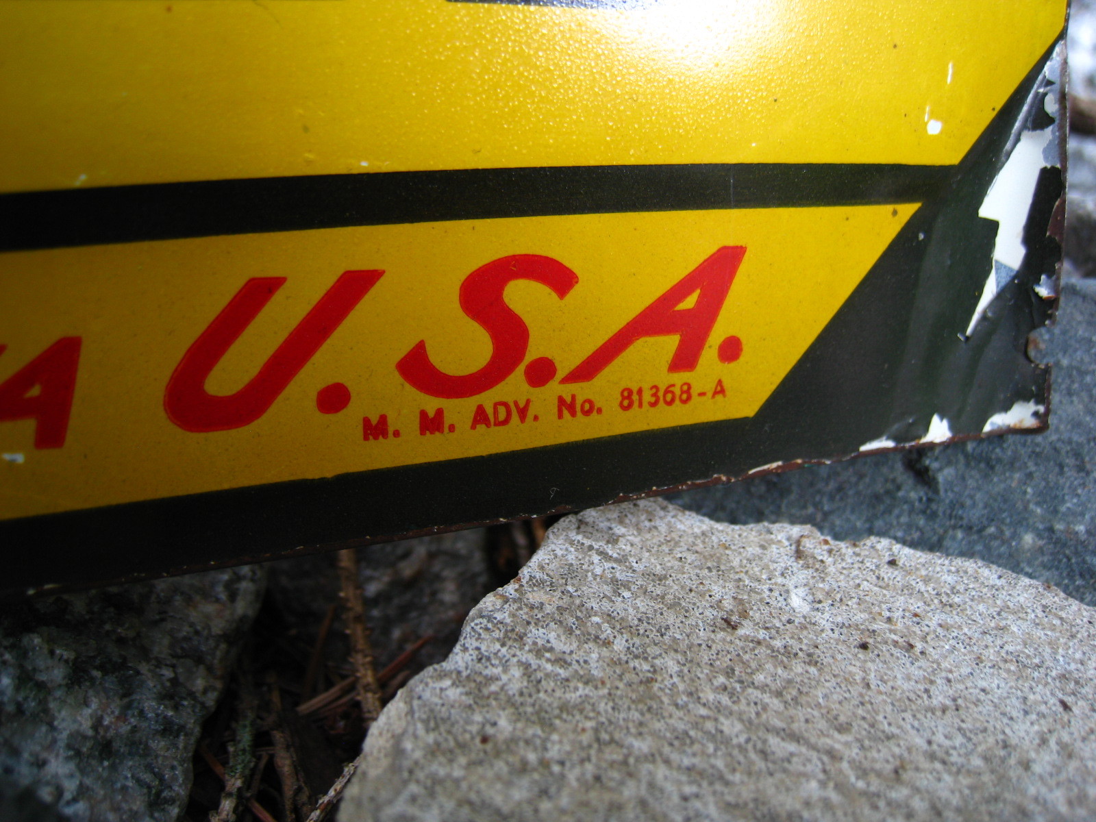 Rare Vintage Original Metal Minneapolis Moline Tractor Operated Farm Sign