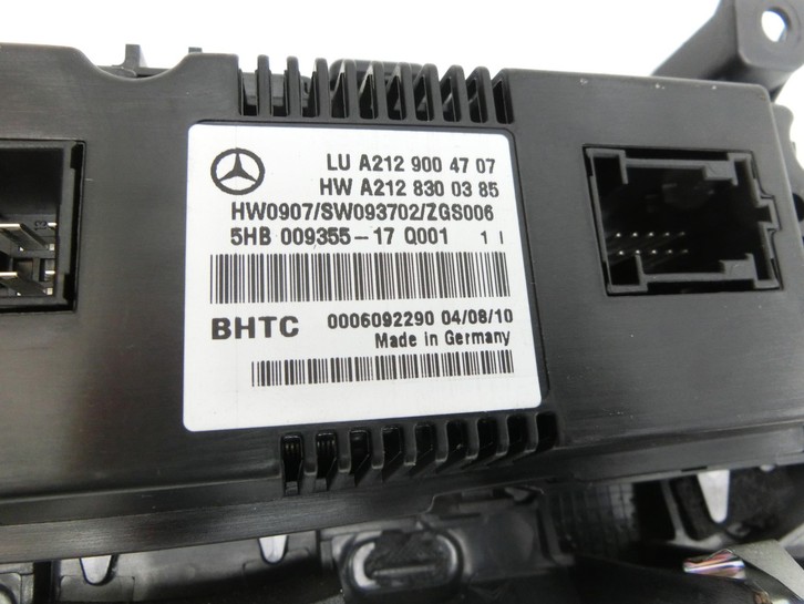 Mercedes A207 E250 10-13 Autom. Schalter Bedienteil Klima Scheibenheizung Zonen und Umluft Mercedes A207 E250 10-13... Vorschau 6