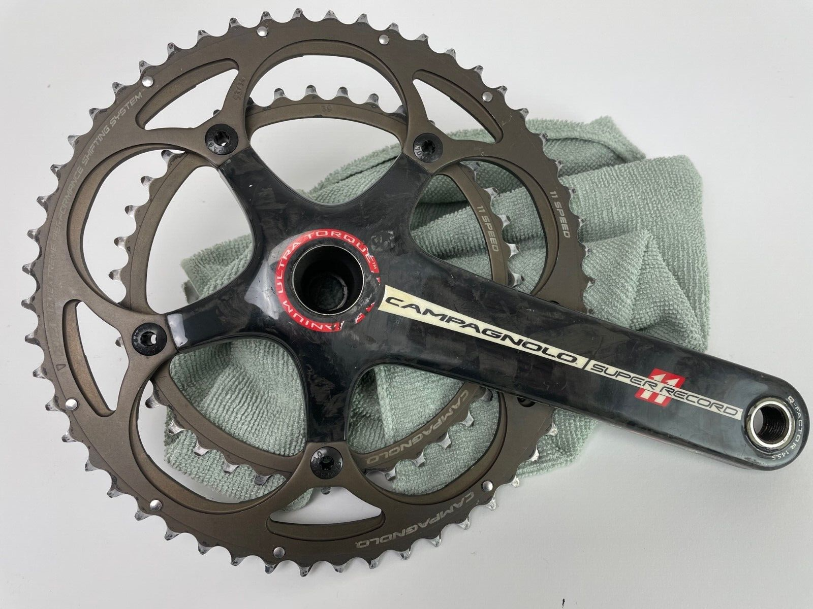 パーツ Campanoglo Record 11s 53/39 170mm Campagnolo Super