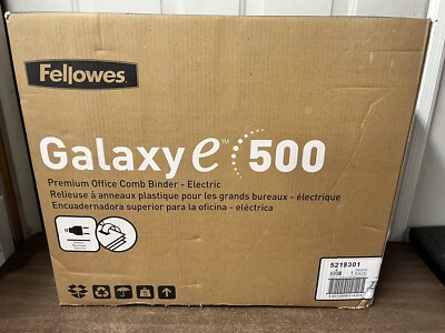 Fellowes CRC52183 Galaxy E Electric Comb Binder 500 Binding Capacity