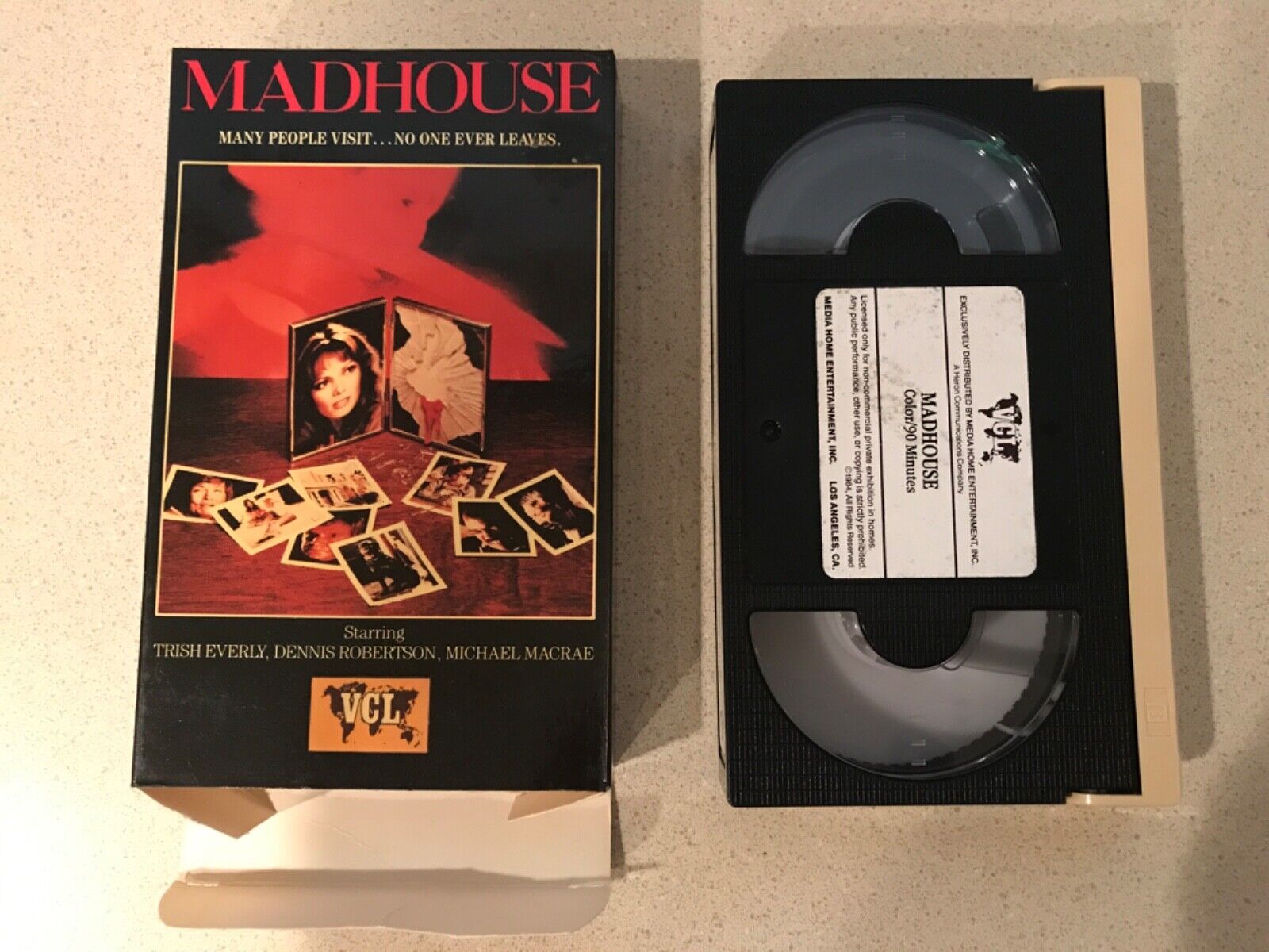 Madhouse (BETA, 1984, VCL Full Flap) Trish Everly, Dennis Madhouse (BETA, 1984, VCL Full Flap) Trish Everly, Dennis