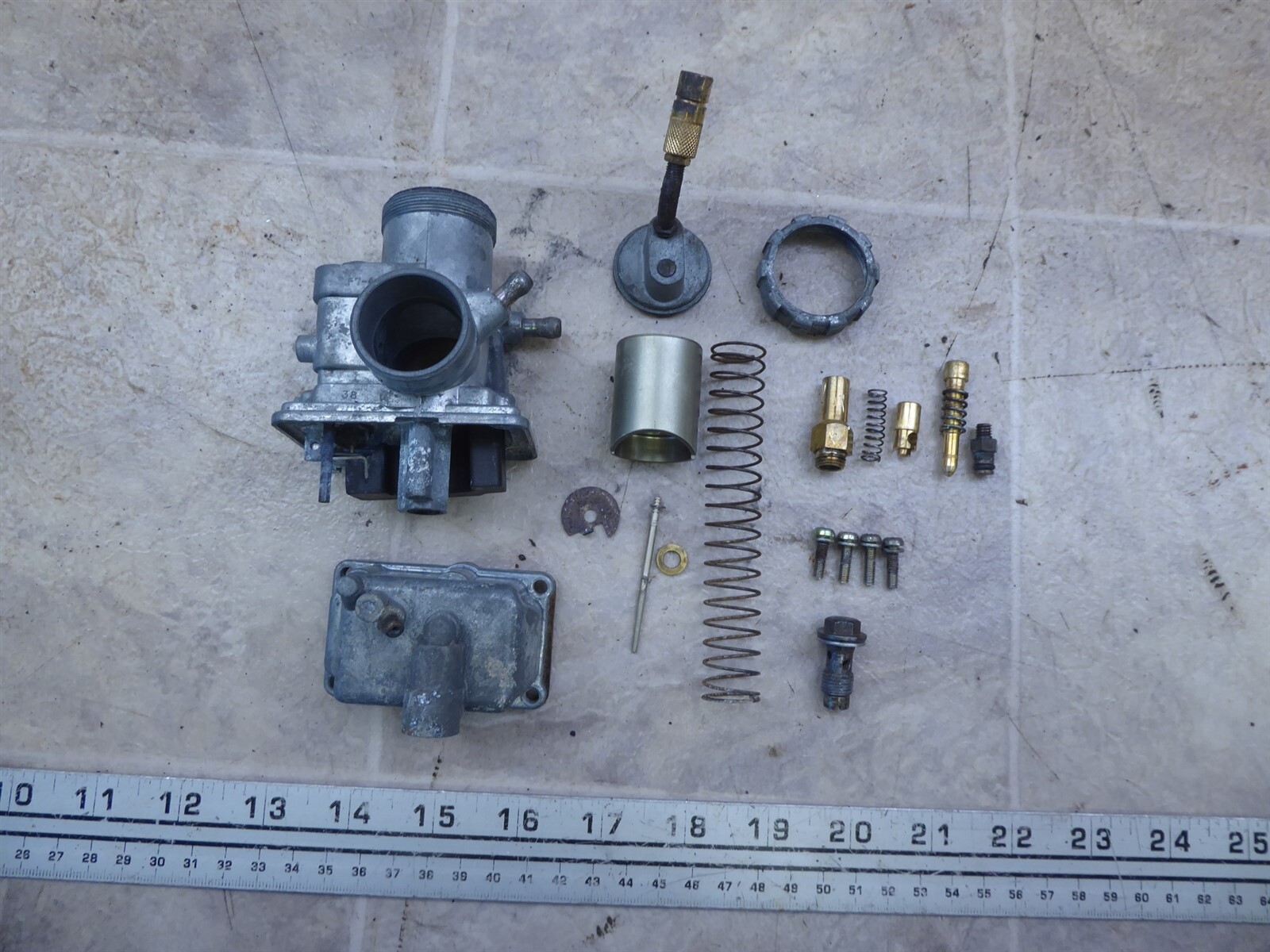 1973 Kawasaki F7175cc Enduro K297-1) Mikuni carburetor crab