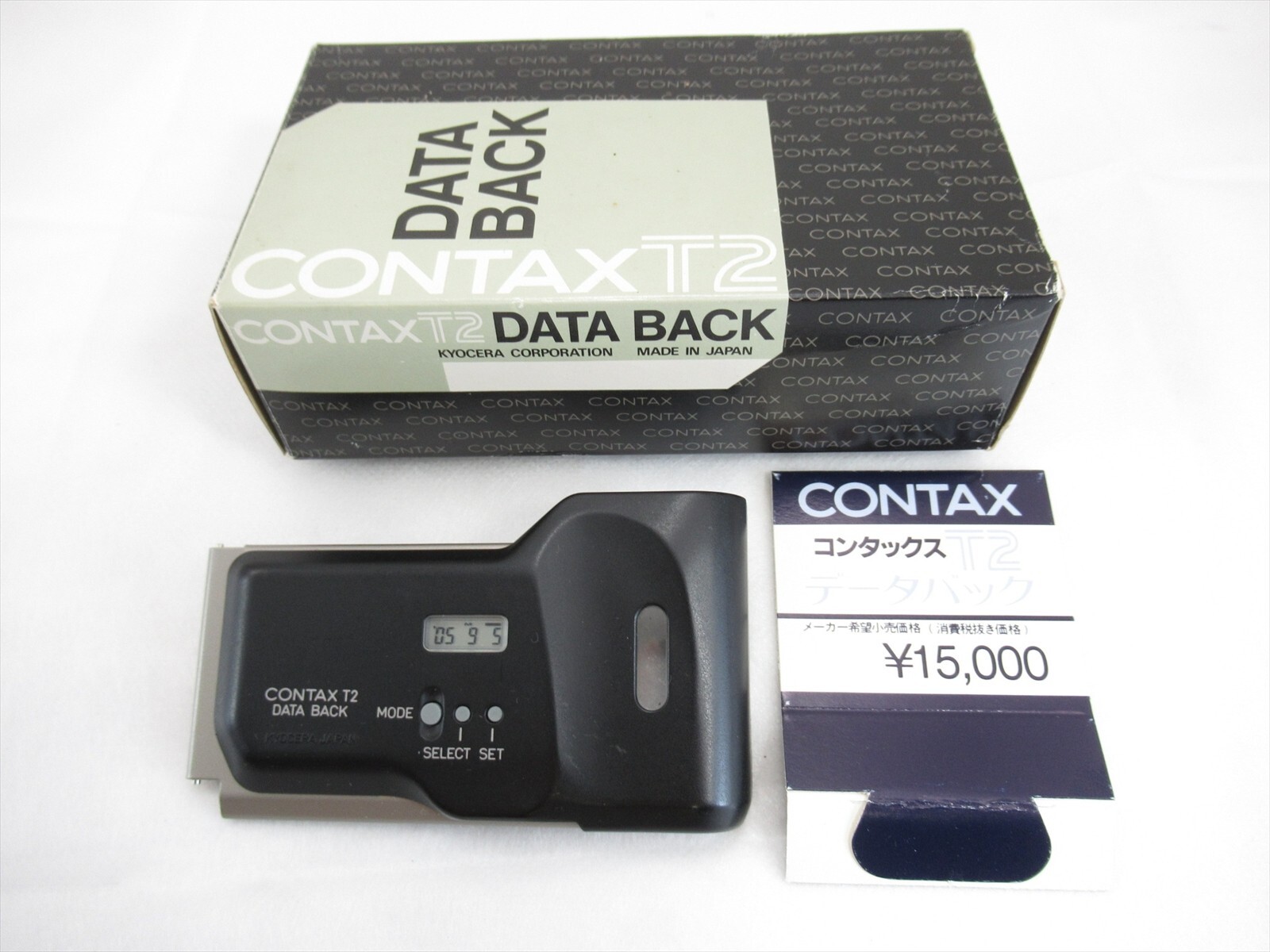 EXC+++++ Tested】Contax T2 Data Back CX-T2 for Contax T2