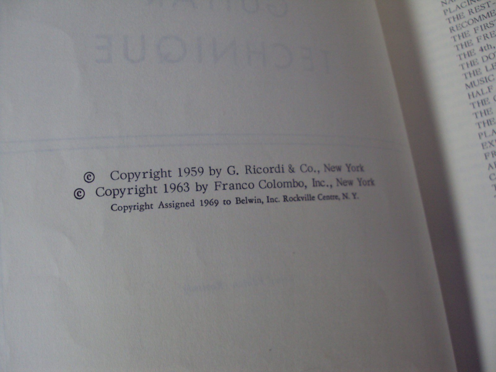 Lot/2 AARON SHEARER Classic Guitar Technique VOL 1 / VOL 2 Belwin Mills 1969 PB
