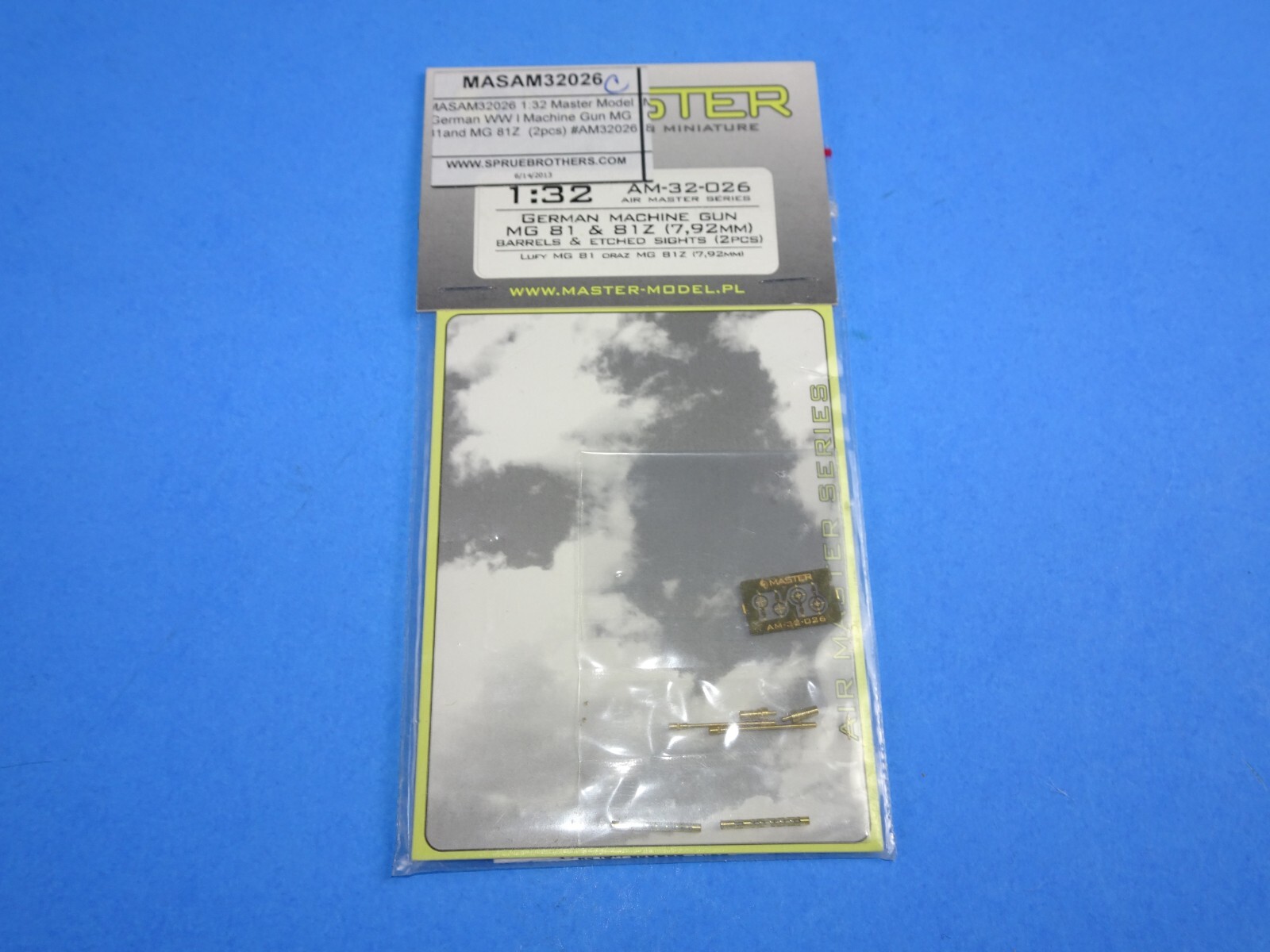 Master Model 1/32 German Machine Gun MG 81 & 81Z 7.92mm - AM32026 Master Model 1/32 German Machine Gun MG 81 & 81Z 7.92mm - AM32026