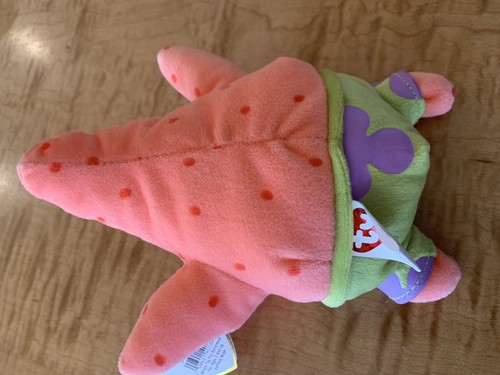 TY PATRICK STAR BEANIE BABY FROM SPONGEBOB SQUAREPANTS 7 2004