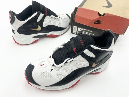 1997 Vintage Nike Turf RAIDER White Fire Red Sz 10.5 Men