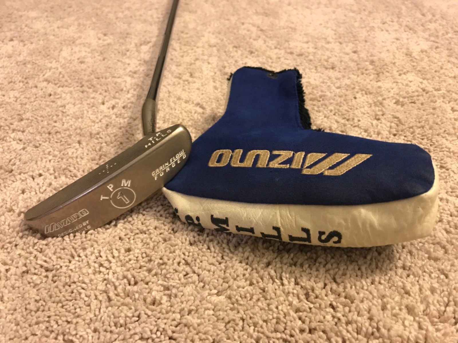 ミズノ　TPミルズ　パター　約35インチ　TPM 1 Mizuno TP Mills TPM 1 Grain-Flow Forged Putter 35” (Right