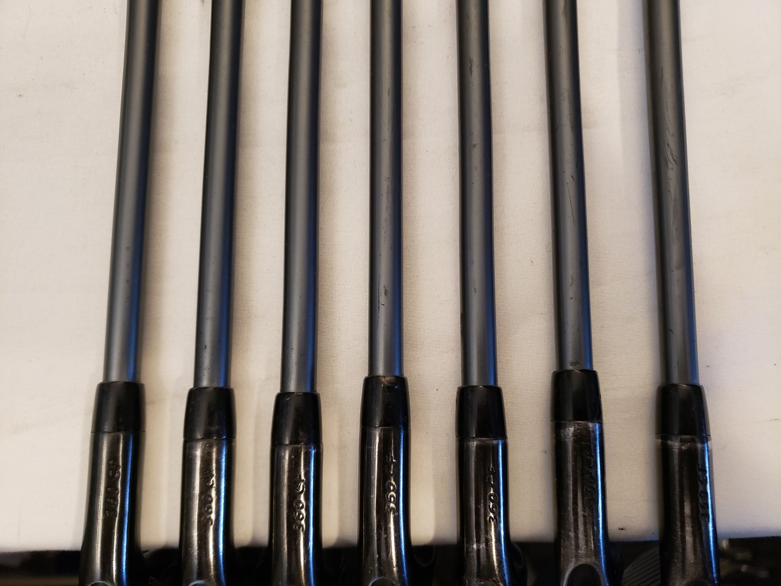 Used Callaway Steelhead Xr Pro Black Iron Set (5-PW, AW) 7 Irons - Graphite Reg