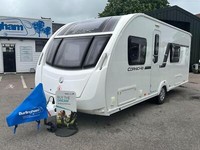 Swift Corniche 19/4  - Fixed Bed - ATC / Solar Panel / External 240v / BBQ Point