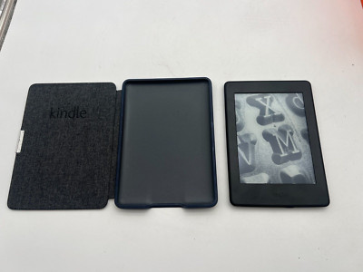 Amazon Kindle DP75SDI Paperwhite WiFi 6th Gen 6'' 4GB Ebook Reader Bundle w/ Case