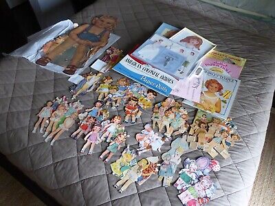 LARGE Paper Doll LOT of 19 sets == VINTAGE (1940s, 50s, 80s, prior to 1940s)