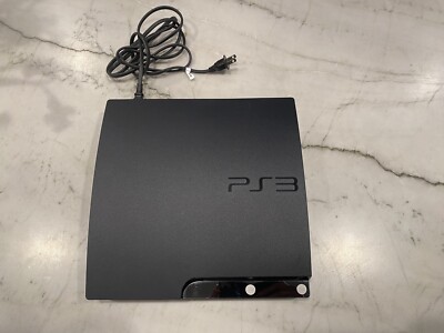 Sony PlayStation 3 PS3 Slim 120GB Black CECH-2001A Console Only